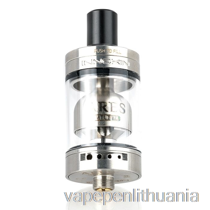 Innokin Ares 24mm Mtl Rta - Phil Busardo & Dimitris Agrafiotis Silver Vape Skystis